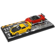 MD64203 1/64 頭文字D セットVol.3 高橋啓介 RX-7 FD3S & 北条豪 NSX NA1 [ダイキャストミニカー]