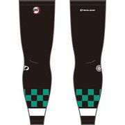 KM411-1-L [鬼滅の刃 プリント レッグカバー 竈門炭治郎 Lサイズ]