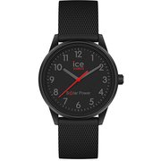 018740 ICE solar power BLACK RED(Mesh strap) Small
