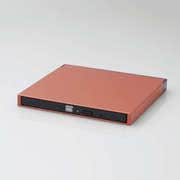 ポータブルDVDドライブ USB 3.2(Gen1) 薄型 コンパクト設計 セキュリティ機構付 書き込みソフト付 レッド LDR-PML8U3LRD