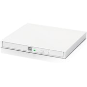 LDR-PML8U3VWH [ポータブルDVDドライブ USB 3.2(Gen1) 薄型 コンパクト設計 セキュリティ機構付 オールインワンソフト付 ホワイト]