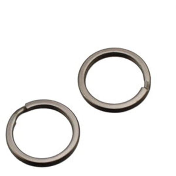 鉄平押しキーリング 16mm マットシルバー 2個入 29224