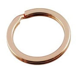 鉄平押しキーリング 25mmピンクゴールド1個入 29225