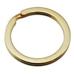 鉄平押しキーリング 25mm ゴールド 1個入 29226