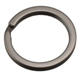 鉄平押しキーリング 25mm マットシルバー 1個入 29228