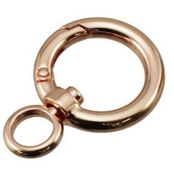 回転カラビナ 50mm ピンクゴールド 1個入 29249
