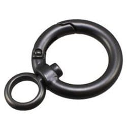 回転カラビナ 50mm マットブラック 1個入 29251