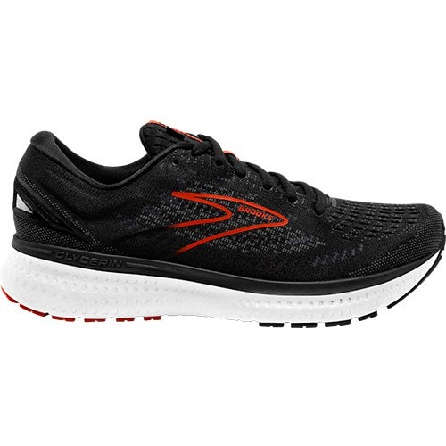 ブルックス BROOKS  グリセリン19 Glycerin19 BRM3563 ブラック/レッド 26.5cm [ランニングシューズ メンズ]