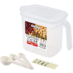保存容器 パウダーポット 1.7L 計量スプーン 付 B-1778FR
