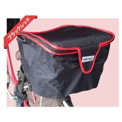 ハローエンジェル 二段式カゴカバー後用 ブラック×レッドライン 25730