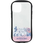 PR-57B [iPhone 12 mini 用 ハイブリッドガラスケース ピーターラビット ラインアート]