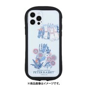 PR-60B [iPhone 12 / iPhone 12 Pro 用 ハイブリッドガラスケース ピーターラビット ラインアート]