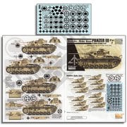 AXT351038 1/35 ミリタリー用デカール WW.II 独 ドイツアフリカ軍団（DAK）のIII号戦車 パート3 [プラモデル用パーツ]