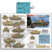 AXT721033 1/72 ミリタリー用デカール WW.II 独 ドイツ武装親衛隊 第12SS装甲師団のパンサー戦車 アルデンヌ1944 パート3 [プラモデル用パーツ]