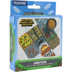 ヨドバシ Com Paladone マインクラフト ブロックコースター 8枚入り キャラクターグッズ 通販 全品無料配達