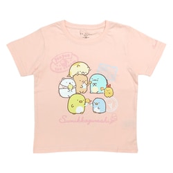 22833897 すみっコぐらし KIDS ペンペンアイス Tシャツ PINK 130cm [キャラクターグッズ]