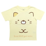 22833898 すみっコぐらし KIDS なりきり Tシャツ YELLOW ねこ 130cm [キャラクターグッズ]