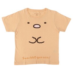 22833898 すみっコぐらし KIDS なりきり Tシャツ ORANGE とんかつ 120cm [キャラクターグッズ]