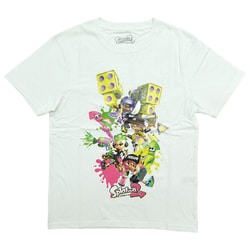 ヨドバシ Com ファインプラス スプラトゥーン2 イカしたバトル Tシャツ White Sサイズ キャラクターグッズ 通販 全品無料配達