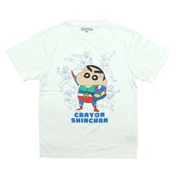 ヨドバシ Com ファインプラス クレヨンしんちゃん アクション仮面 Tシャツ White Lサイズ キャラクターグッズ 通販 全品無料配達