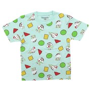 22843084 クレヨンしんちゃん KIDS パジャマ総柄 Tシャツ SAX 140cm [キャラクターグッズ]