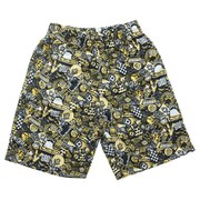 22848490 ミニオンズ KIDS バスケット 総柄パンツ BLACK 150cm [キャラクターグッズ]