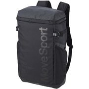 スクエアバッグMレインカバー付き DMAPJA04RC (BK)ブラック×ブラック [アウトドア デイパック 30L]