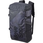 スクエアバッグL DMAPJA05 (BKGR)ブラックグラフィック×ブラック [アウトドア デイパック 40L]