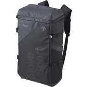 スクエアバッグLレインカバーツキ DMAPJA05RC (BK)ブラック×ブラック [アウトドア デイパック 40L]