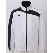 ウインドブレーカージャケット DTM-3550 (WHBK)ホワイト×ブラック Sサイズ [スポーツウエア ジャケット ユニセックス]