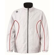 ウインドブレーカージャケット DTM-3911 (WHR)ホワイト×レッド Sサイズ [スポーツウエア ジャケット ユニセックス]