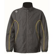 ウインドブレーカージャケット DTM-3911 (CHY)チャコール×イエロー Sサイズ [スポーツウエア ジャケット ユニセックス]