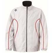 エクスプラスサーモジャケット DTM-3912 (WHR)ホワイト×レッド Sサイズ [スポーツウエア ジャケット ユニセックス]