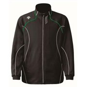 トレーニングジャケット DTM-1910B (BLG)ブラック×グリーン Sサイズ [スポーツウエア ジャケット ユニセックス]
