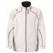 トレーニングジャケット DTM-1910B (WHR)ホワイト×レッド Sサイズ [スポーツウエア ジャケット ユニセックス]