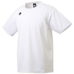 ワンポイントハーフスリーブシャツ DMC-5801B (WHT)ホワイト Lサイズ [スポーツウェア Tシャツ ユニセックス]