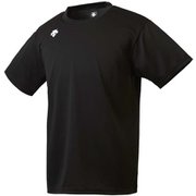 ワンポイントハーフスリーブシャツ DMC-5801B (BLK)ブラック Sサイズ [スポーツウェア Tシャツ ユニセックス]