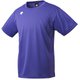ワンポイントハーフスリーブシャツ DMC-5801B (PPL)パープル XAサイズ [スポーツウェア Tシャツ ユニセックス]