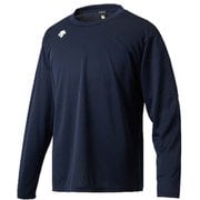 ワンポイントロングスリーブシャツ DMC-5801LB (UNV)Ｕネイビー Lサイズ [スポーツウェア 長袖Tシャツ ユニセックス]