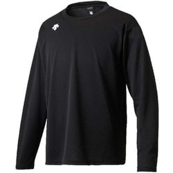ワンポイントロングスリーブシャツ DMC-5801LB (BLK)ブラック XOサイズ [スポーツウェア 長袖Tシャツ ユニセックス]