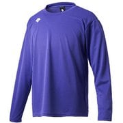 ワンポイントロングスリーブシャツ DMC-5801LB (PPL)パープル Mサイズ [スポーツウェア 長袖Tシャツ ユニセックス]