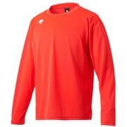 ワンポイントロングスリーブシャツ DMC-5801LB (ORG)オレンジ Lサイズ [スポーツウェア 長袖Tシャツ ユニセックス]