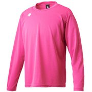 ワンポイントロングスリーブシャツ DMC-5801LB (PNK)ピンク SSサイズ [スポーツウェア 長袖Tシャツ ユニセックス]