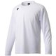 ワンポイントロングスリーブシャツ DMC-5801LB (WHT)ホワイト Lサイズ [スポーツウェア 長袖Tシャツ ユニセックス]