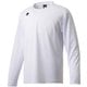 ワンポイントロングスリーブシャツ DMC-5801LB (WHT)ホワイト XAサイズ [スポーツウェア 長袖Tシャツ ユニセックス]