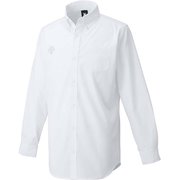 ボタンダウン長袖シャツ DMC-4610L (WHT)ホワイト Oサイズ [フィットネス 半袖シャツ メンズ]