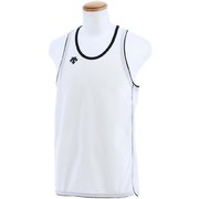 タンクトップ DAT-0510 (WHT)ホワイト×ブラック Oサイズ [ビーチバレー用タンクトップ メンズ]