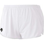 ワンポイントランニングパンツ DRN-6700P (WHT)ホワイト Mサイズ [ランニングウエア ショートパンツ メンズ]