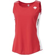 ランニングシャツ DRN-4721W (RDWH)レッド×ホワイト Sサイズ [ランニングウェア シャツ レディース]