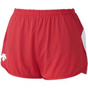 ランニングパンツ DRN-6721WP (RED)レッド×ホワイト Oサイズ [機能性スポーツウェア ショート レディース]
